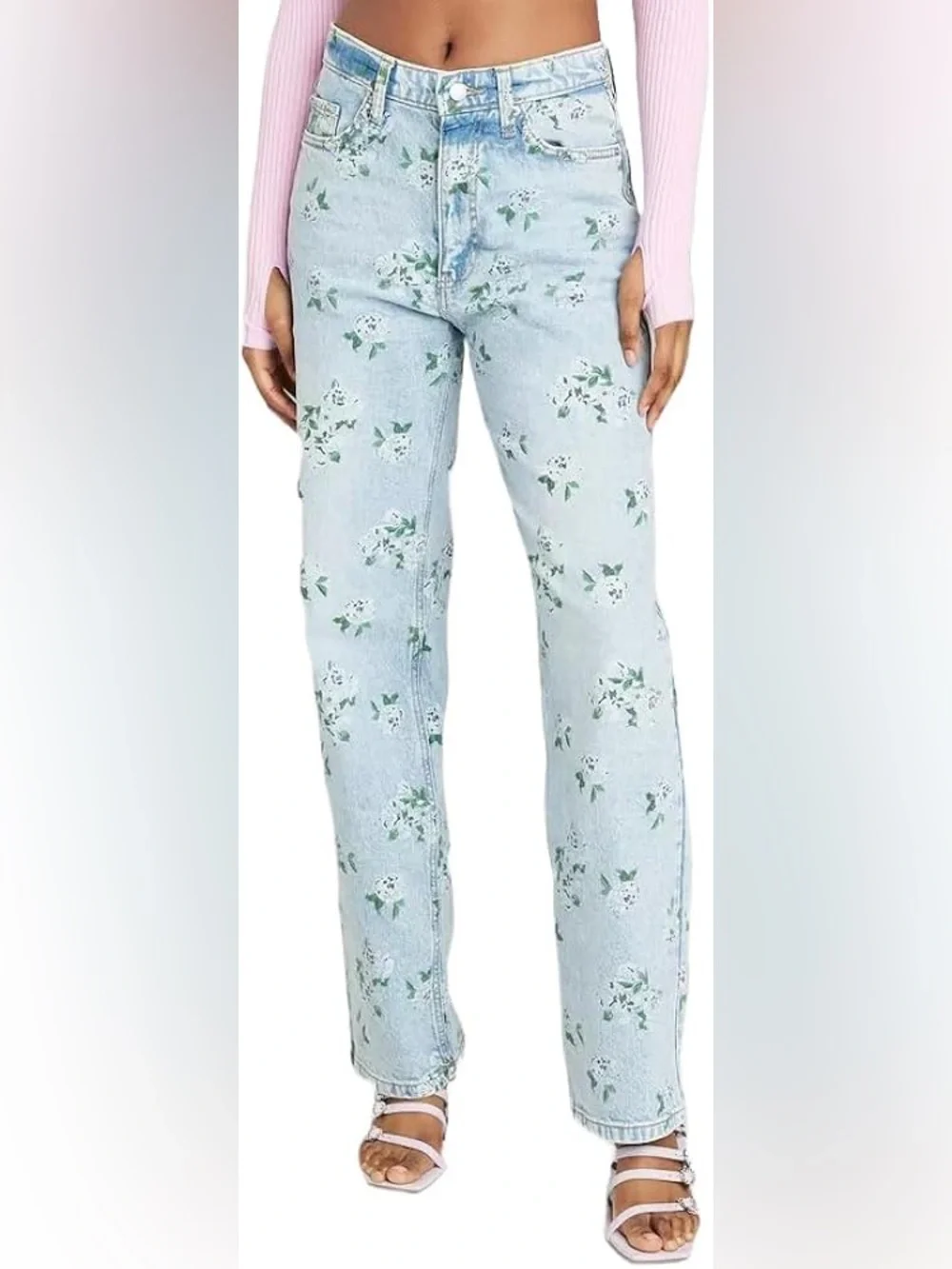 wild fable Floral Jeans - Picture 1 of 4